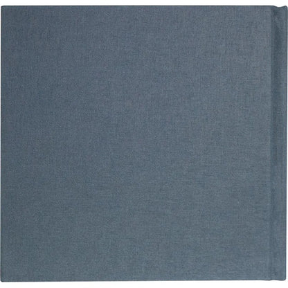 Kenro Aztec Prestige Self-Adhesive Blue Linen Photo Album - 50 Pages