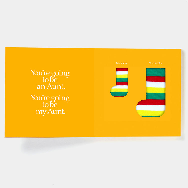 You're Going To Be An Aunt with 2 Pairs of Socks - By John and Louise Kane