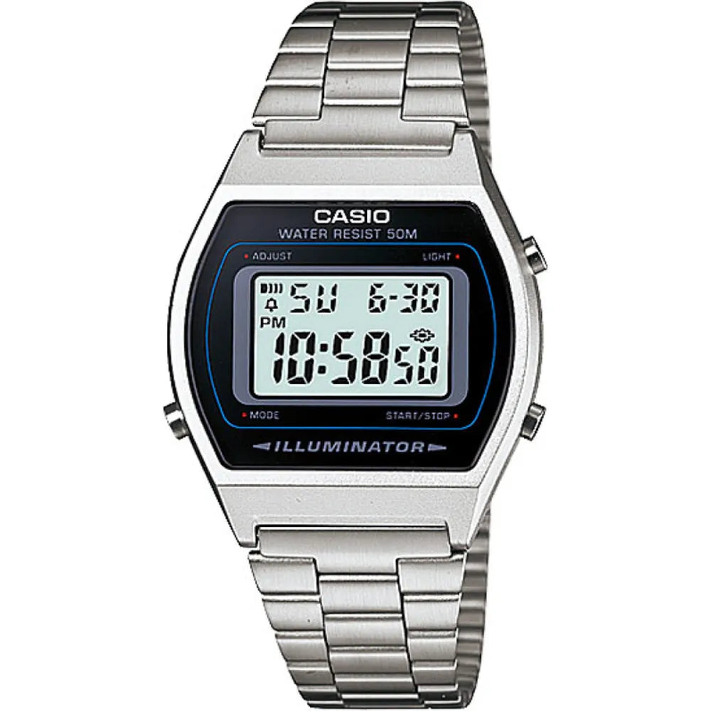 Casio Vintage B640WD-1AVEF Silver Digital Watch