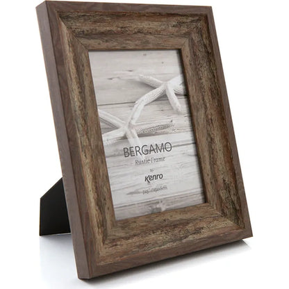 Kenro Bergamo Rustic Series 10x8 Photo Frame - Brown