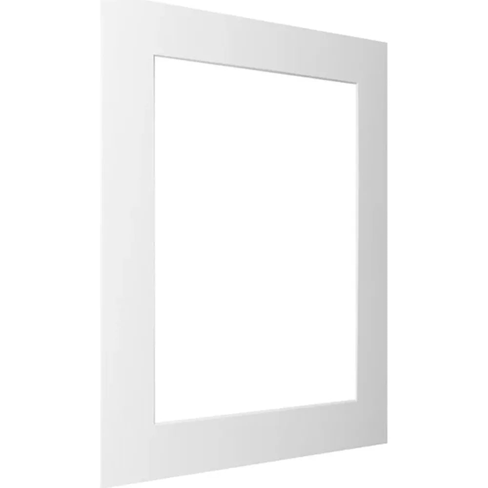 Kenro White Bevel Mount for 8x6" Photo - 12x8" Outer Size