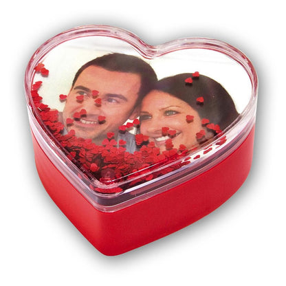 Red Heart Shaped Photo Box