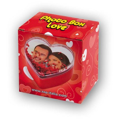 Red Heart Shaped Photo Box