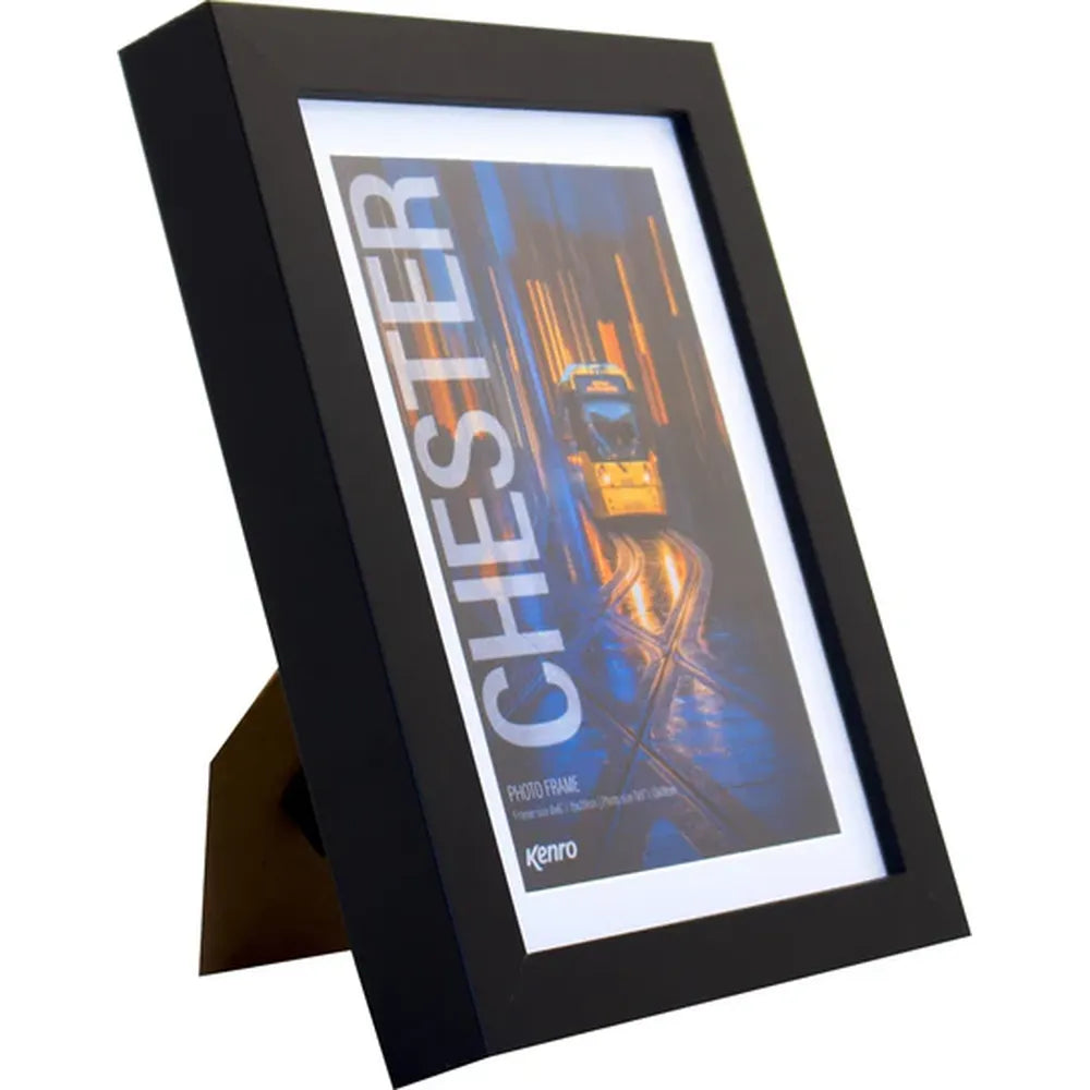 Kenro Chester 7x5 Frame with 6x4 Insert - Black