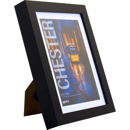 Kenro Chester 10x8 Frame with 8x6 Insert - Black