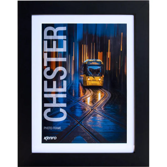 Kenro Chester 12x10 Frame with 10x8 Insert - Black