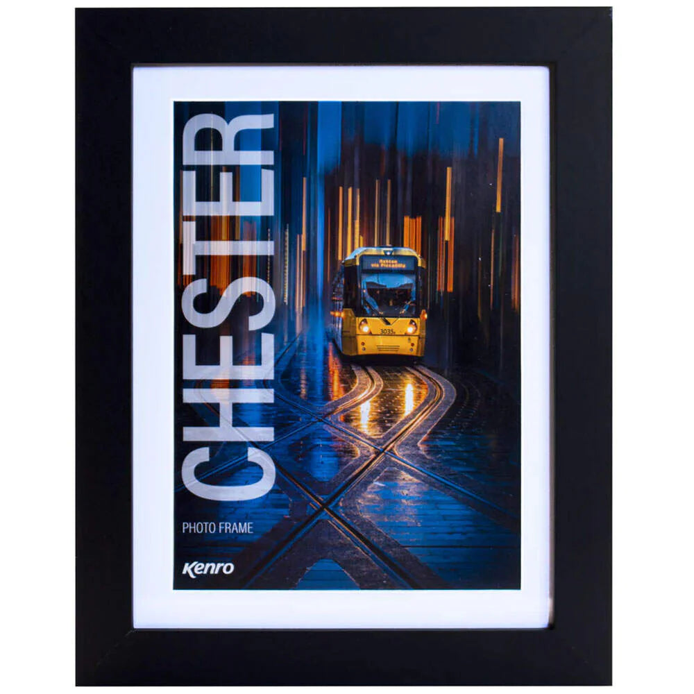 Kenro Chester A4 Frame with 9x6 Insert - Black