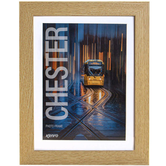 Kenro Chester A4 Frame with 9x6 Insert - Natural