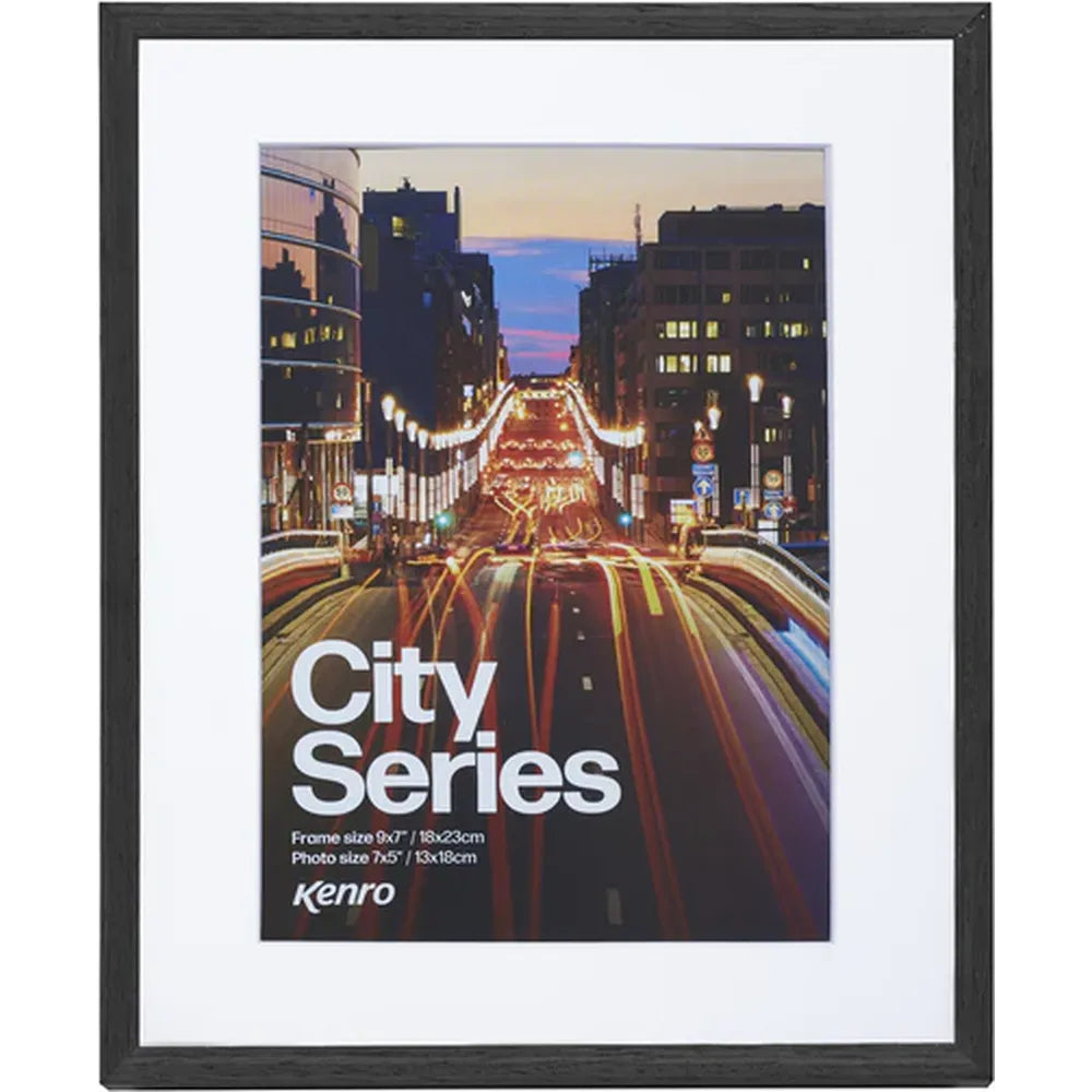 Kenro City Series Photo Frame  -  Black