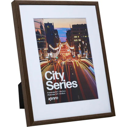Kenro City Series Photo Frame 10x8" - Brown
