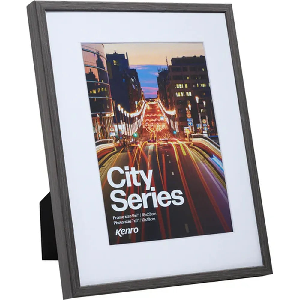 Kenro City Series Photo Frame 8x6" - Grey