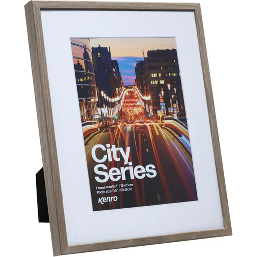Kenro City Series Photo Frame 7x5" - Natural