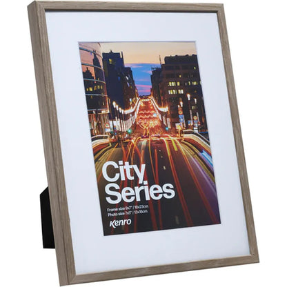 Kenro City Series Photo Frame 9x6" - Natural