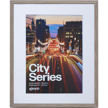 Kenro City Series Photo Frame  -  Natural