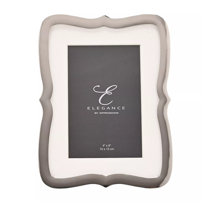 Elegance by Impressions photo frame with a white border on a white background