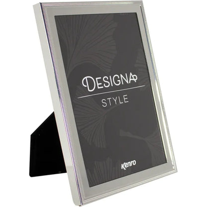 Kenro Designa Style Photo Frame 10x8 - Silver Plated