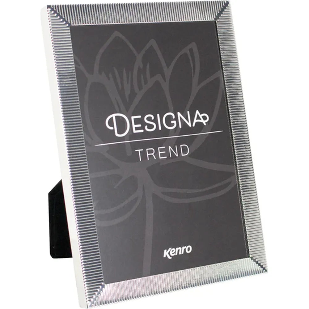 Kenro Designa Trend Photo Frame 6x4 - Silver Plated