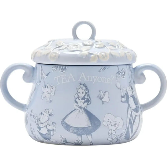 Disney Alice in Wonderland Tea Caddy – Official Ceramic Tea Storage Jar Gift