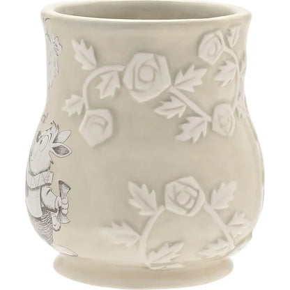 Disney Alice in Wonderland White Rabbit Embossed Mug – Official Ceramic Tea & Coffee Mug
