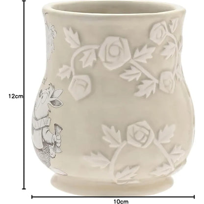 Disney Alice in Wonderland White Rabbit Embossed Mug – Official Ceramic Tea & Coffee Mug