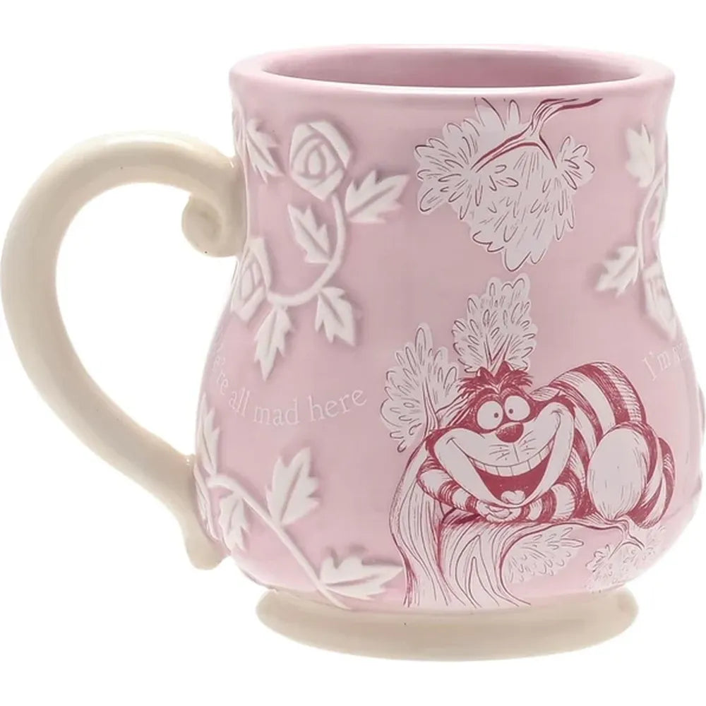 Alice in Wonderland Cheshire Cat Mug - Pink