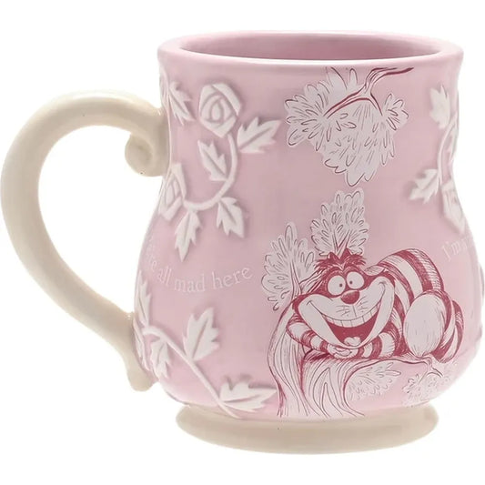 Alice in Wonderland Cheshire Cat Mug - Pink