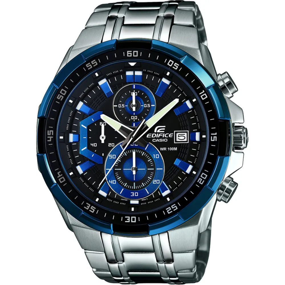 Casio EFR-539D-1A2VUEF Mens Edifice Blue Silver Chronograph Watch