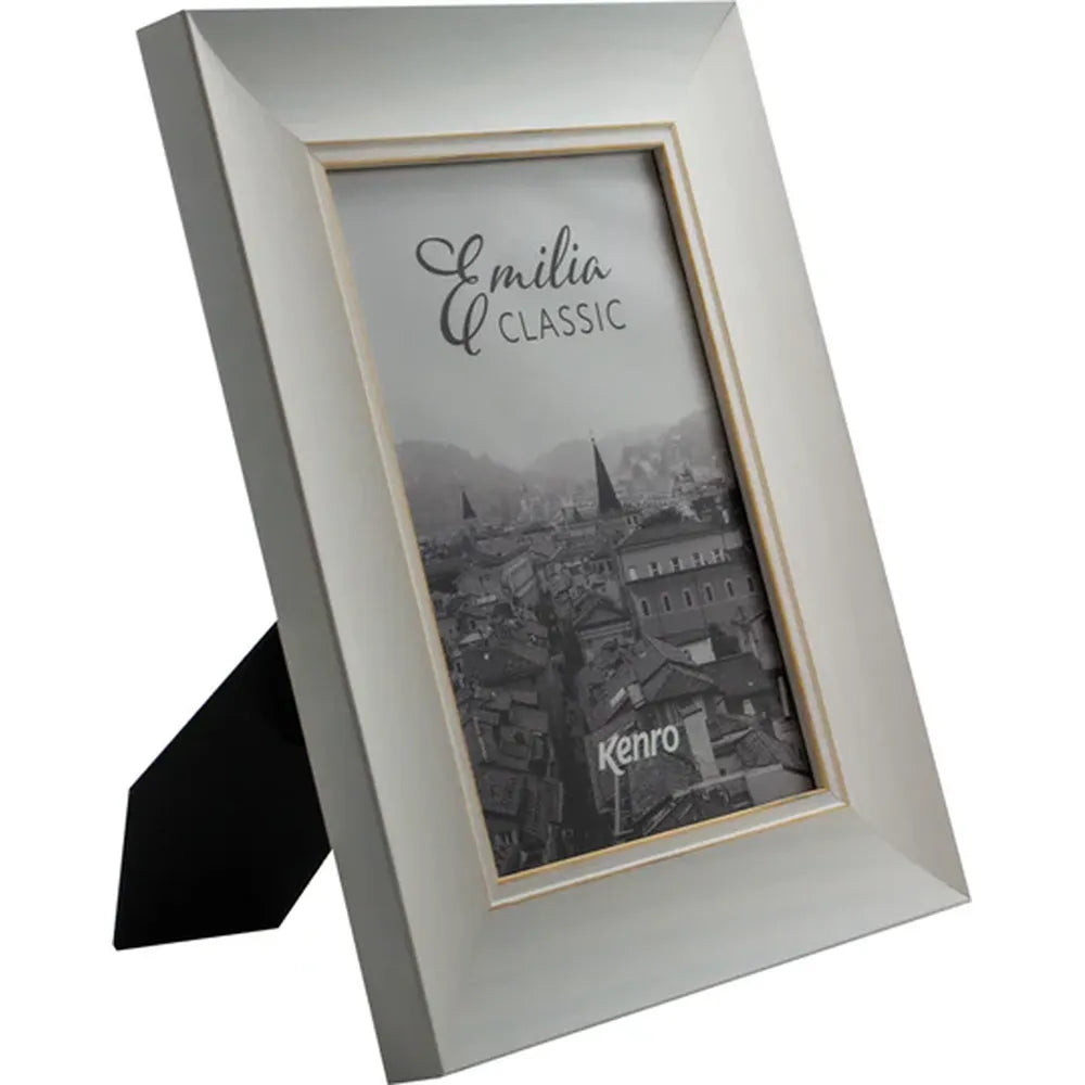 Kenro Emilia Classic 8x6 Photo Frame - White