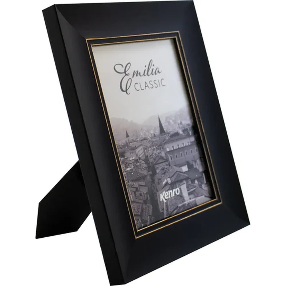 Kenro Emilia Classic 10x8 Photo Frame - Black