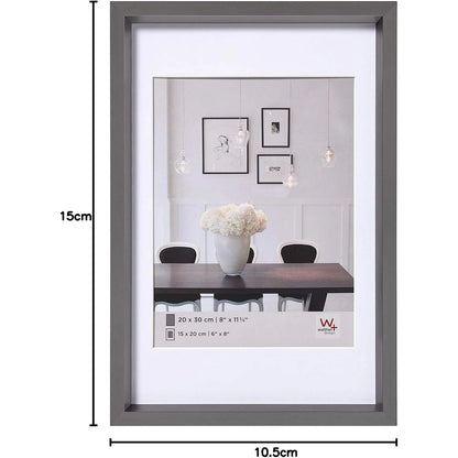 Walther Steel Style Photo Frame Steel 5.9x4.1 Inches