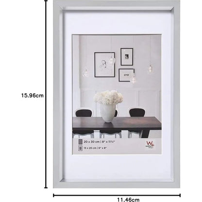 Walther Steel Style Photo Frame Silver 5.9x4.1 Inches