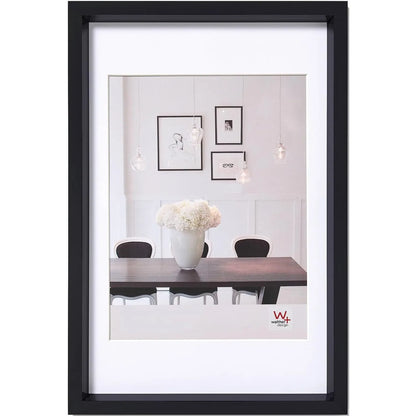 Walther Steel Style Photo Frame Black 18x12 Inch