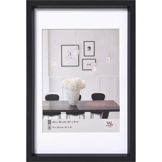 Walther Steel Style Photo Frame Black 19.69 x 15.75 Inch