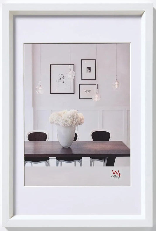 Walther Steel Style Photo Frame White 20x16 Inch