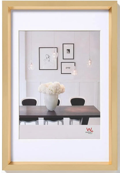 Walther Steel Style Photo Frame Gold 28x20 Inch