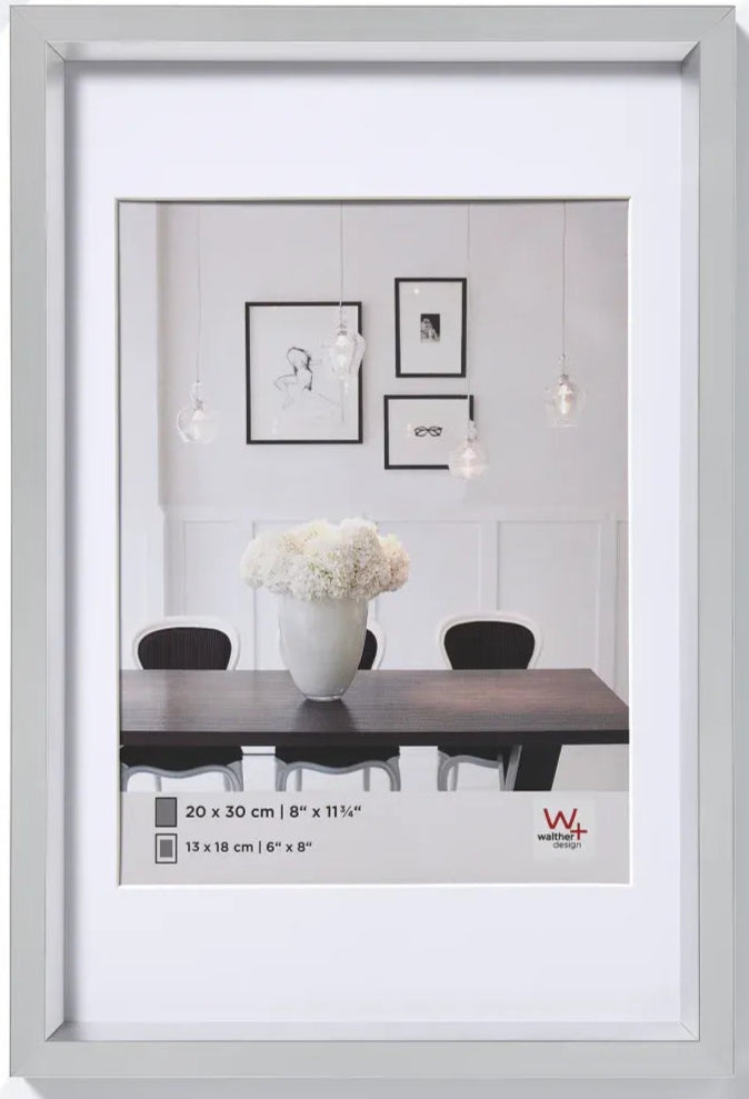 Walther Steel Style Photo Frame Silver 28x20 Inch