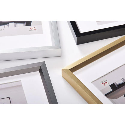 Walther Steel Style Photo Frame Black A4