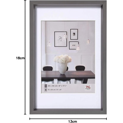 Walther Steel Style Photo Frame Steel 7x5 Inch