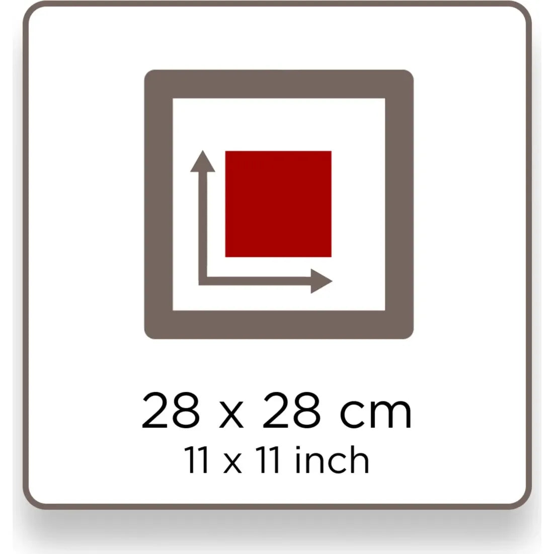 Walther Steel Style Photo Frame Gold 15.75x15.75 Inches