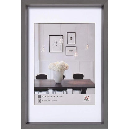 Walther Steel Style Photo Frame Steel 8x6 Inch