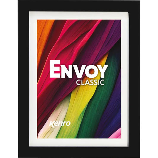 Kenro Envoy Classic Photo Frame 7×5" with 6×4" Mat - Black