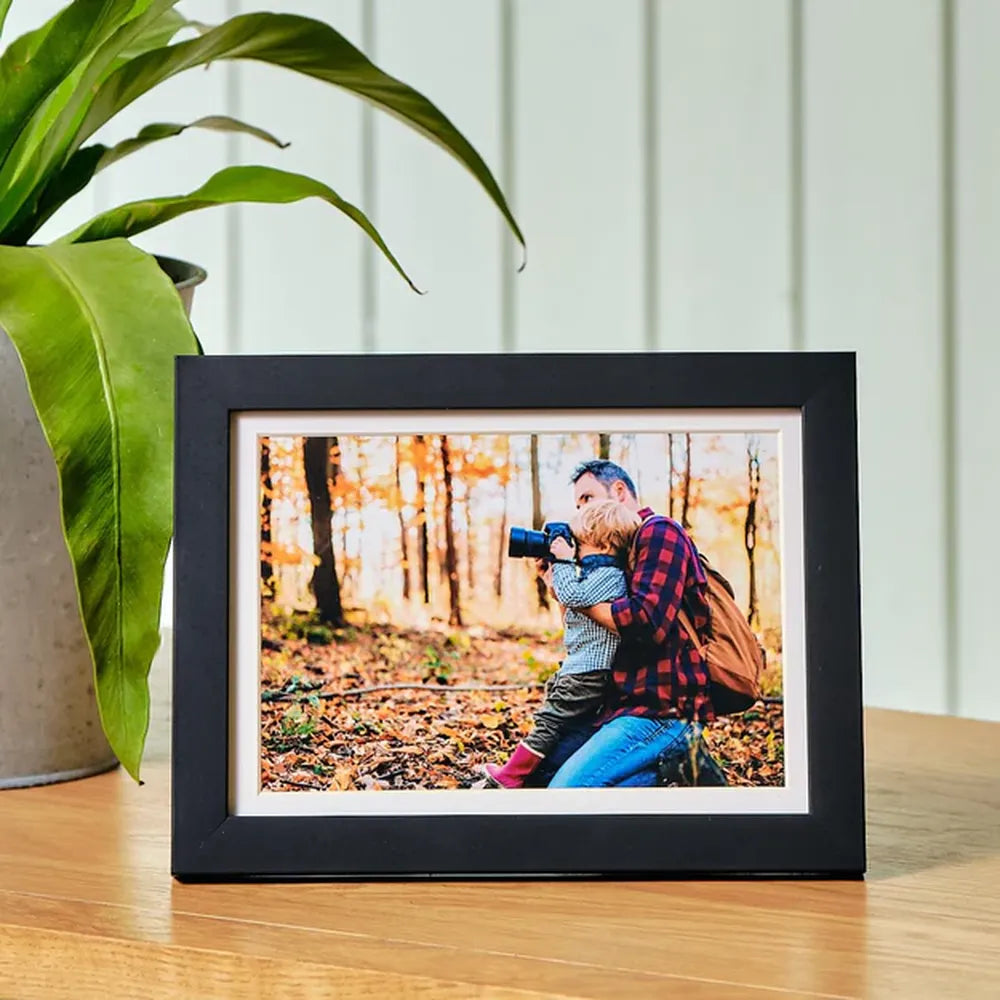Kenro Envoy Classic Photo Frame 7×5" with 6×4" Mat - Black