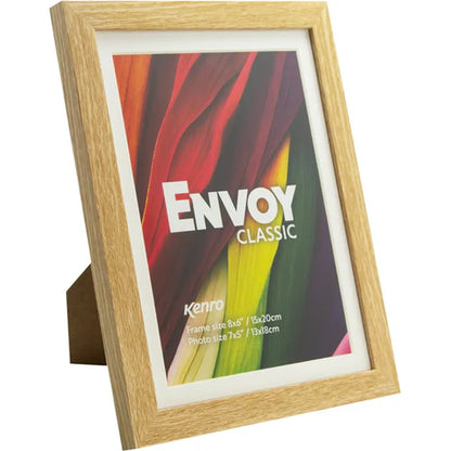 Kenro Envoy Classic Photo Frame 7×5" with 6×4" Mat - Natural
