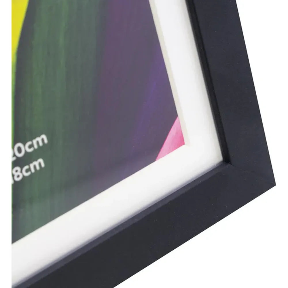 Kenro Envoy Classic Photo Frame 8x6" with 7x5" Mat - Black