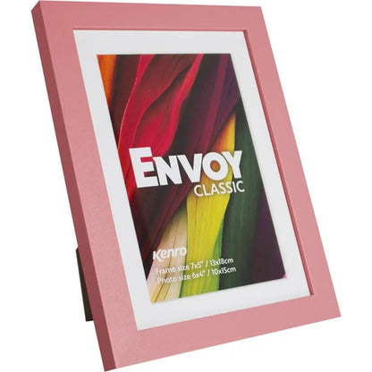 Kenro Envoy Classic Photo Frame 8x6" with 7x5" Mat - Pink