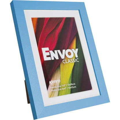 Kenro Envoy Classic Photo Frame 8x6" with 7x5" Mat - Blue