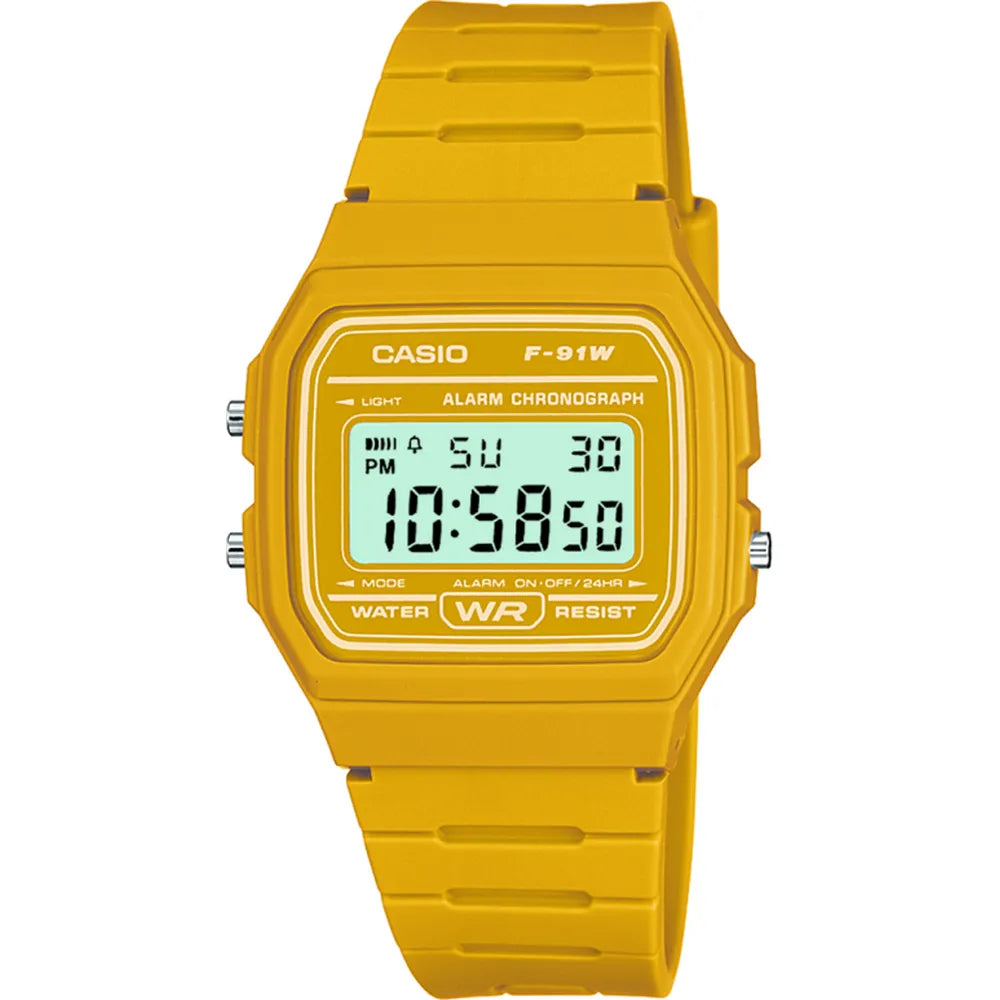 Casio F-91WC-9AEF Digital Watch - Yellow