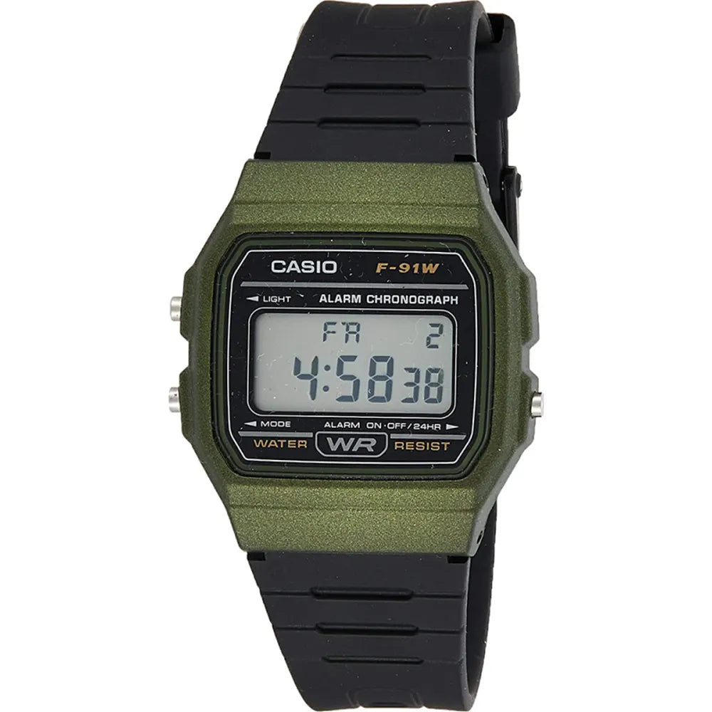 Casio F-91WM-3AEF Digital Watch - Green