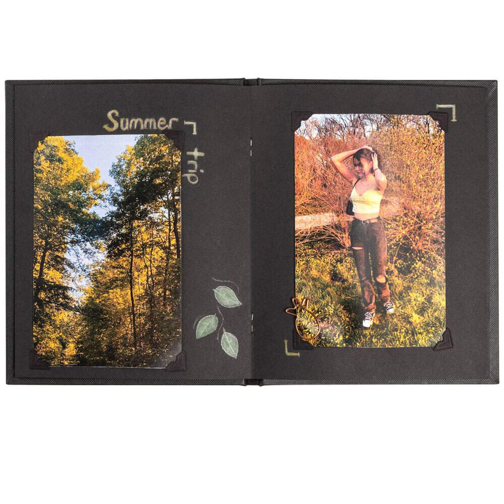 Walther Pimp and Create Scrapbook Photo Album | 16 Pages | Black
