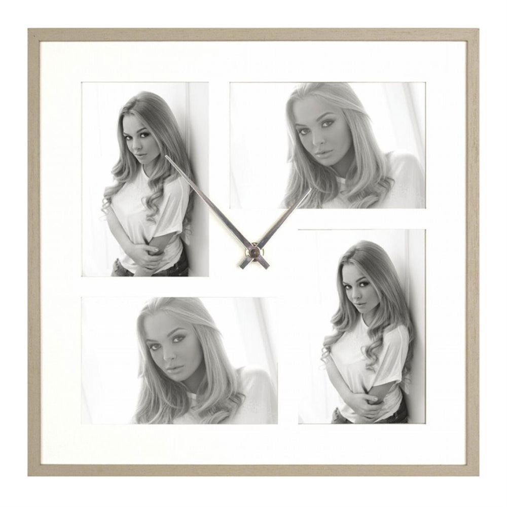 Varese 6x4 Multi Aperture Clock Photo Frame